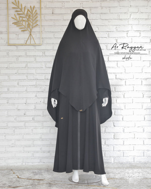 AR RAYYAN KHIMAR BLACK