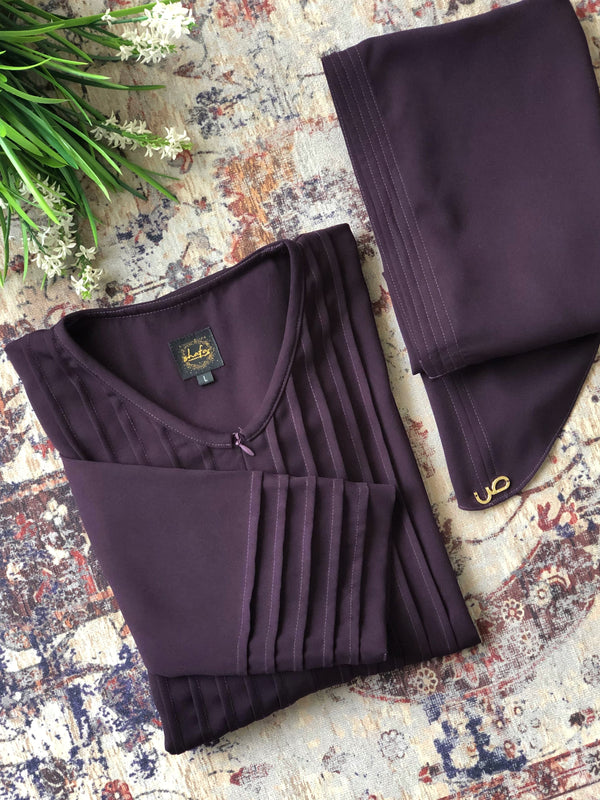 HAJAR LUXURY KHIMAR PURPLE
