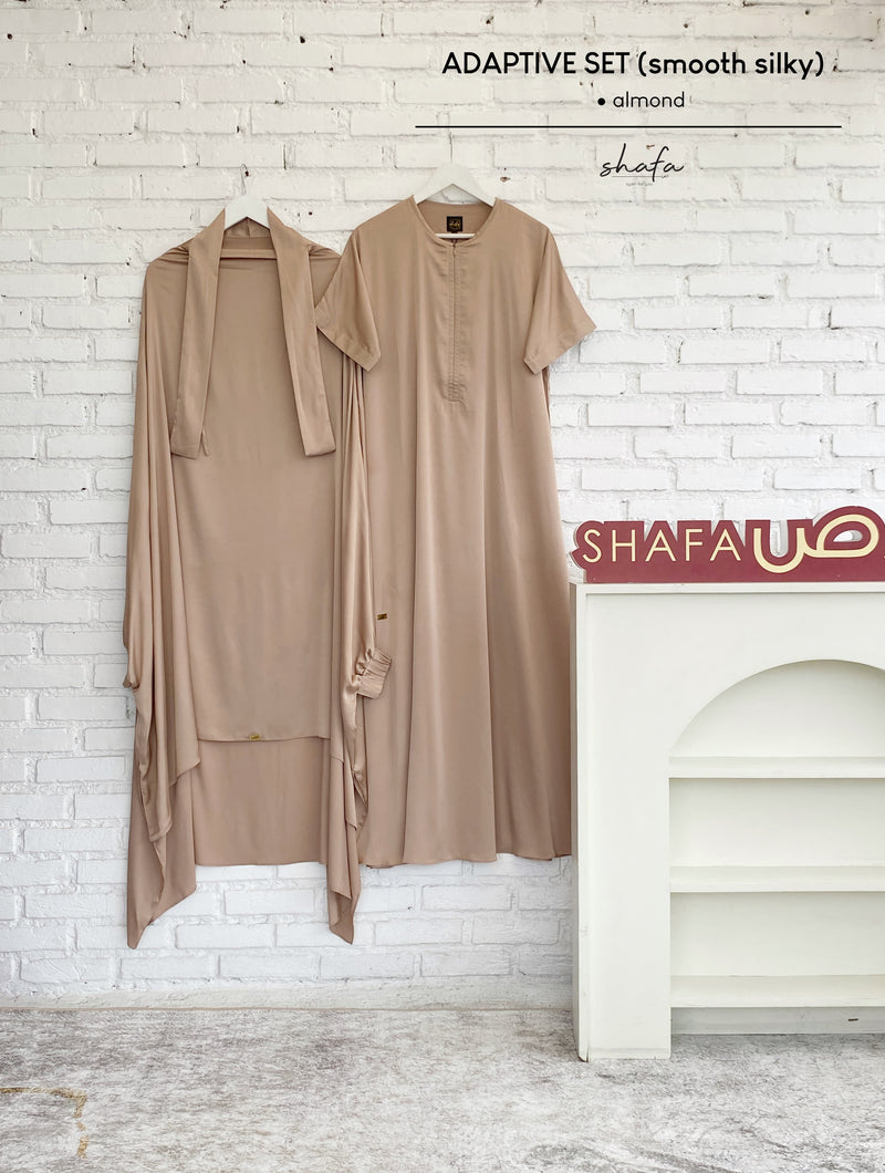 ADAPTIVE DRESS (SMOOTH SILKY) ALMOND
