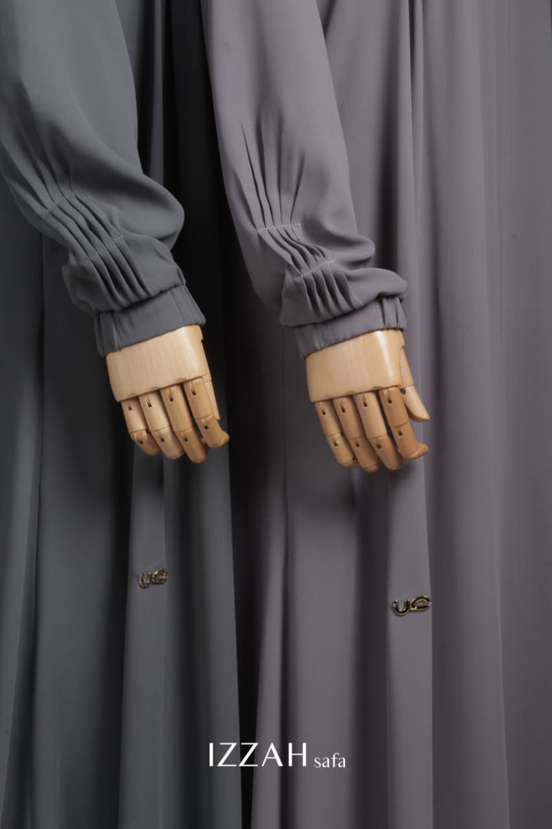 IZZAH SAFA GAMIS IRON GREY