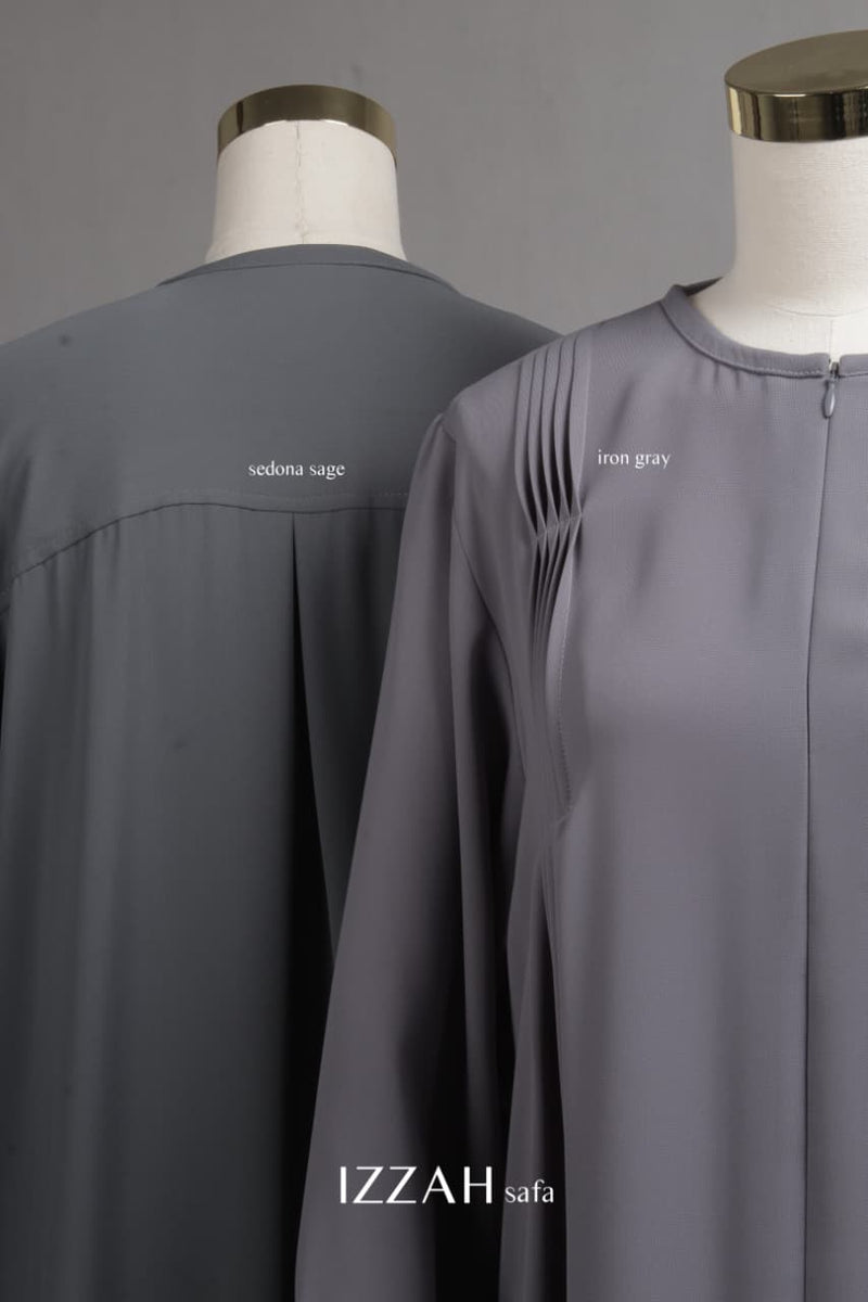 IZZAH SAFA GAMIS IRON GREY