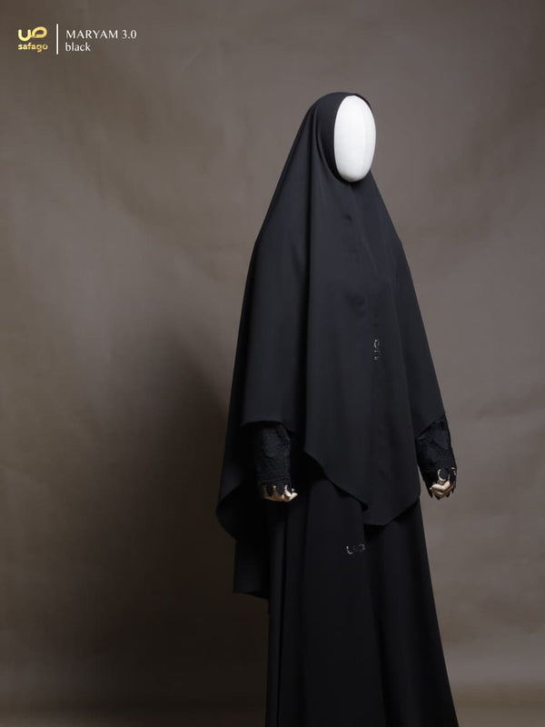 MARYAM 3.0 KHIMAR BLACK 120 CLASSIC