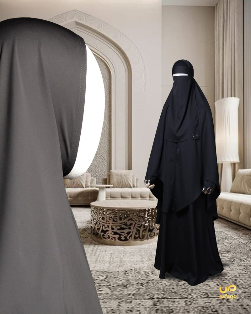 MARYAM 3.0 KHIMAR BLACK 120 CLASSIC