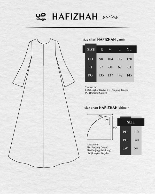 HAFIZHAH KHIMAR PITCH BLACK CLASSIC