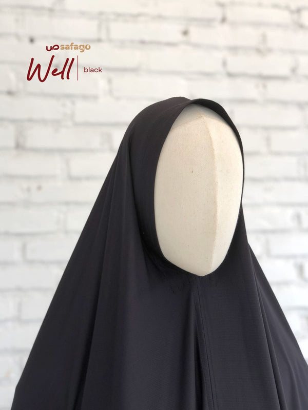 SAFAGO WELL HAND KHIMAR BLACK