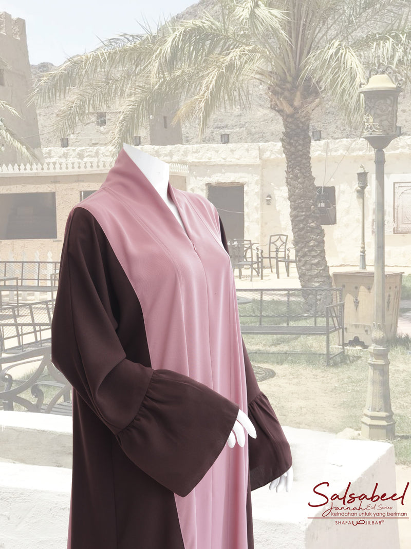 SALSABEEL ABAYA ROSE