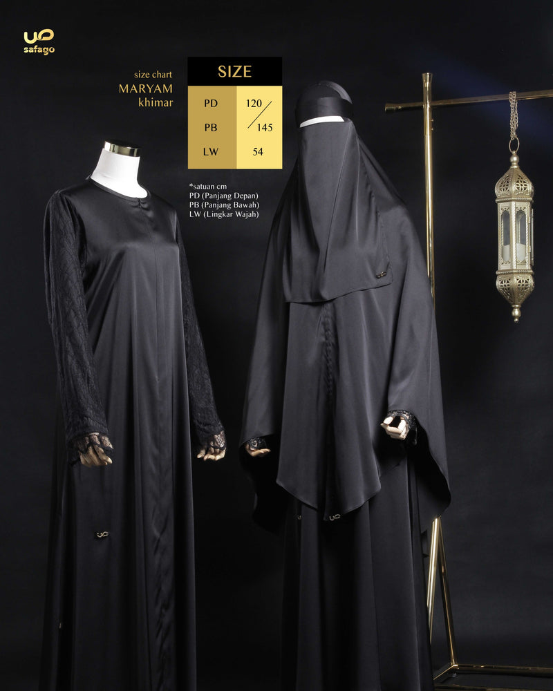 MARYAM KHIMAR BLACK