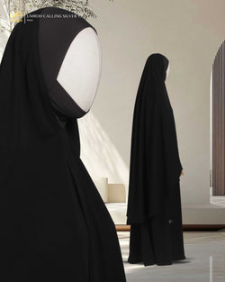 UMROH CALLING SILVER 1.0 KHIMAR BLACK