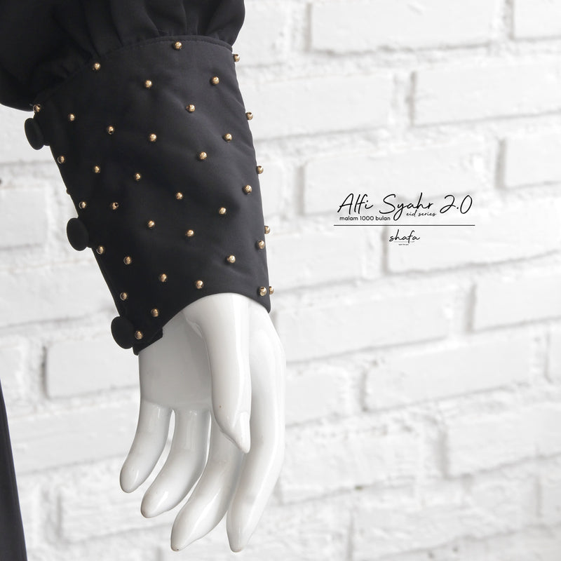 ALFI SYAHR EID SERIES GAMIS 2.0 BLACK GOLD