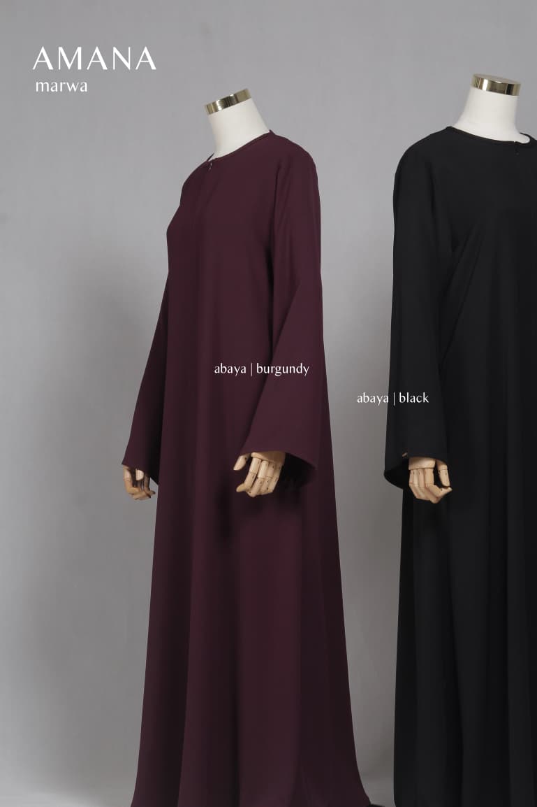 AMANA MARWA ABAYA BLACK