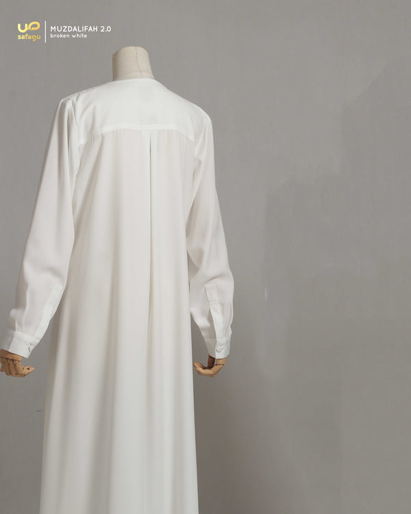 MUZDALIFAH 2.0 GAMIS BROKEN WHITE