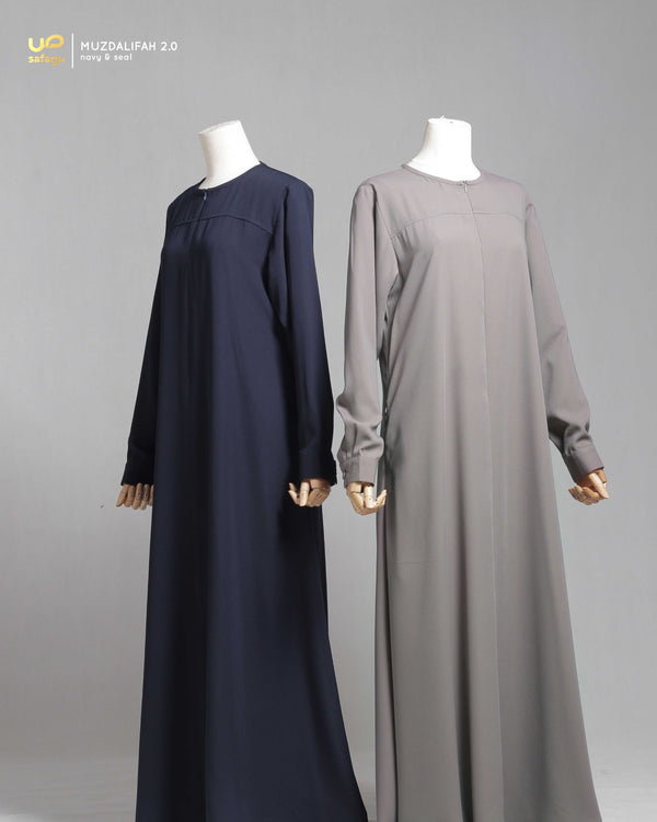 MUZDALIFAH 2.0 GAMIS GRAY