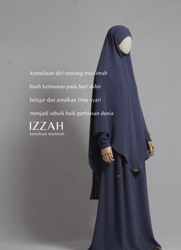 IZZAH SAFA KHIMAR ELDERY DENIM