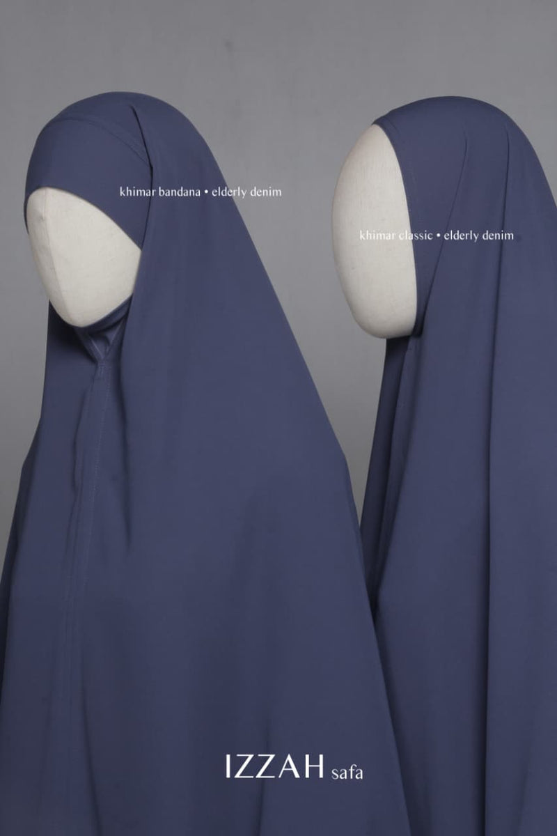 IZZAH SAFA KHIMAR ELDERY DENIM