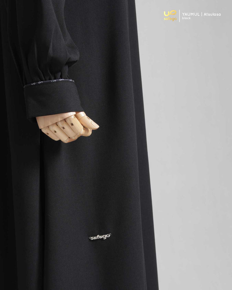 YAUMUL ATSULASA GAMIS BLACK