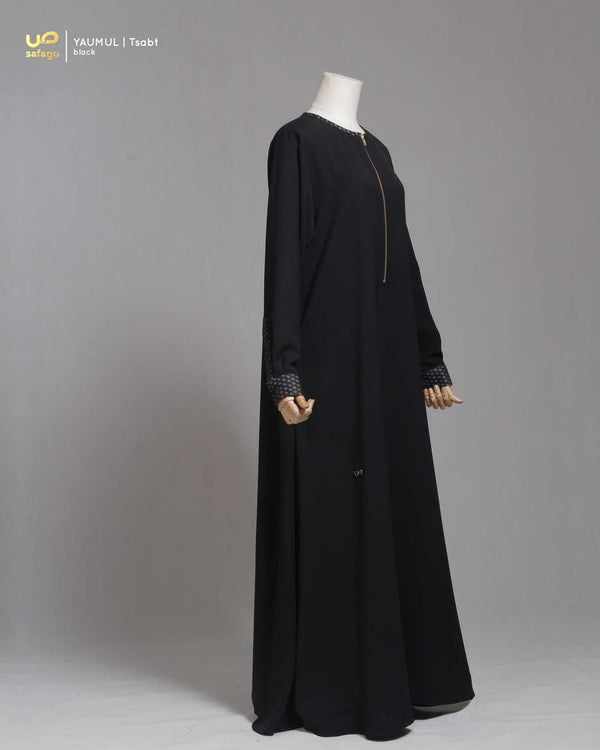 YAUMUL TSABT GOLD GAMIS BLACK