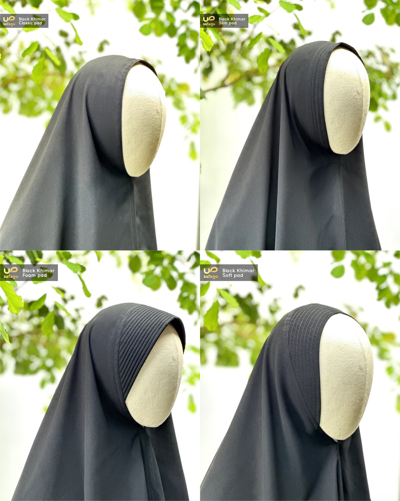 MADINAH KHIMAR BLACK 130