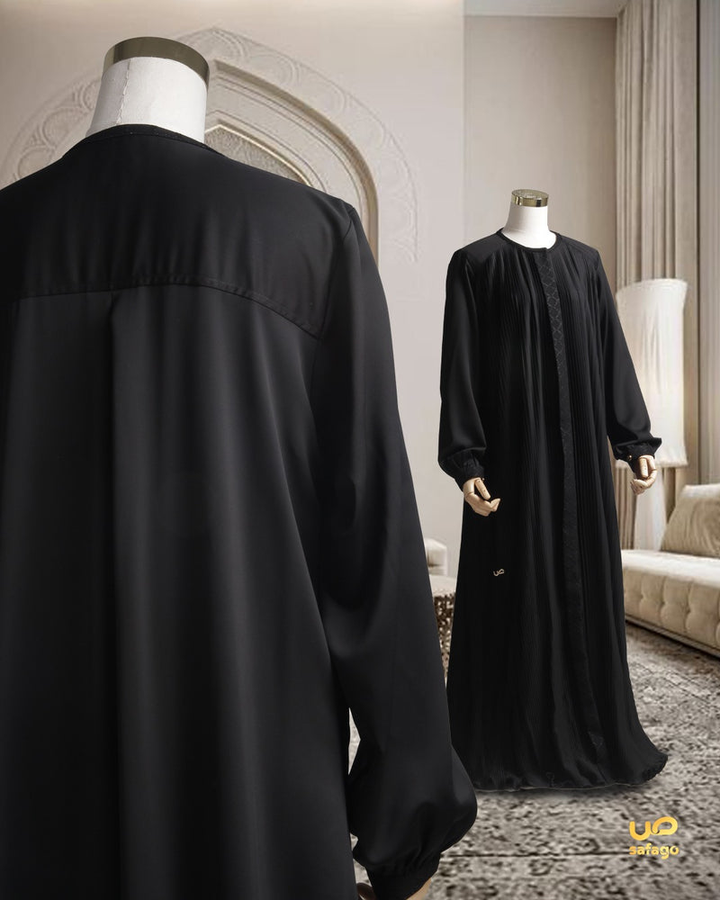 HAJAR EID ATTIRE SET CHIN BLACK