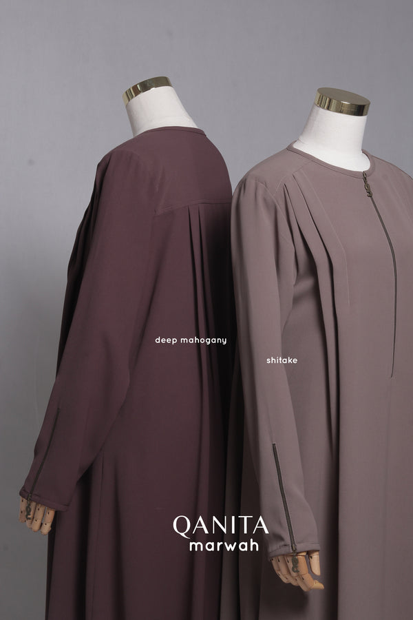 QANITA MARWAH BRONZE GAMIS SHITAKE