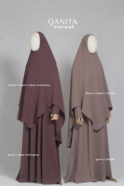 QANITA MARWAH KHIMAR DEEP MAHOGANY