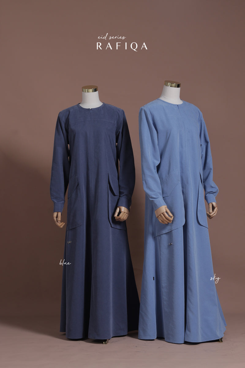 RAFIQA DRESS BLUE
