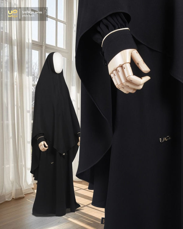 SADIQA KHIMAR PITCH BLACK CLASSIC