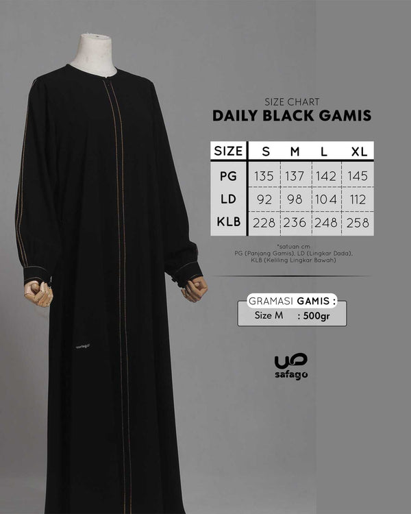 DAILY BLACK GAMIS SOFT CORDUROY