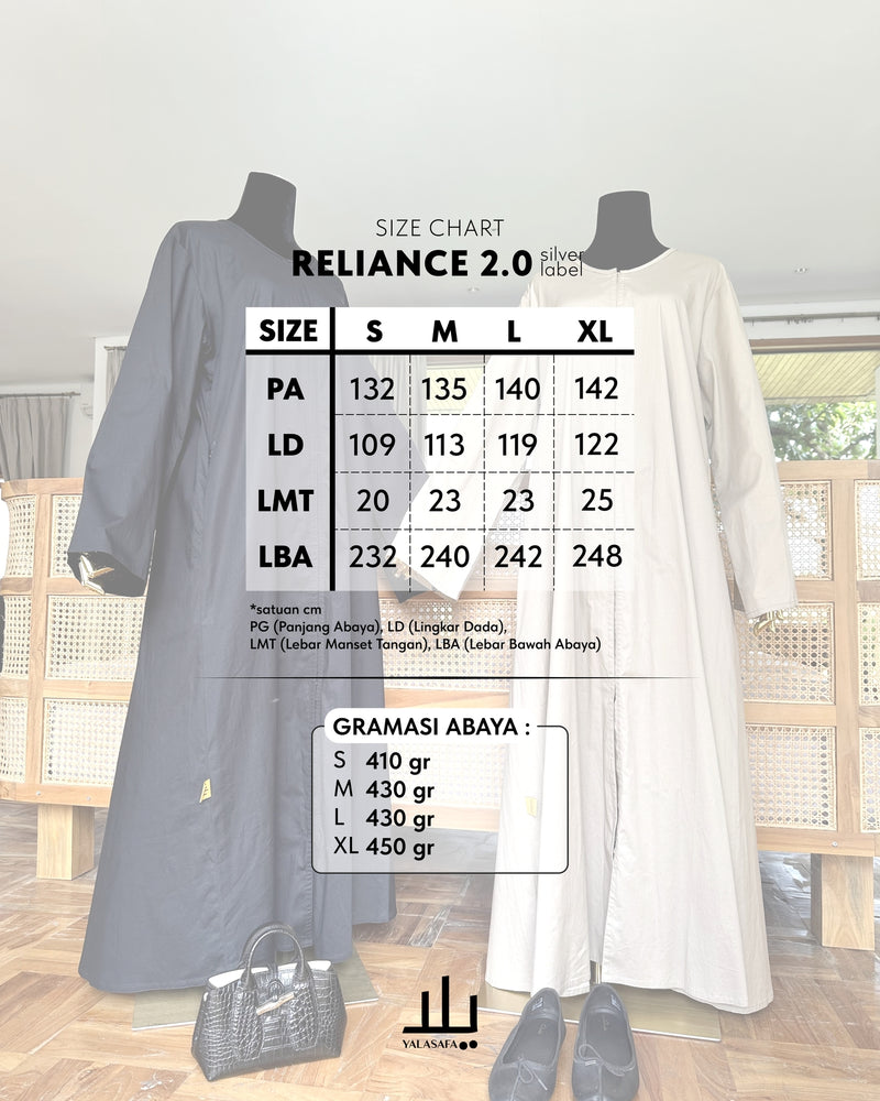 RELIANCE 2.0 SILVER ABAYA CORNHUSK