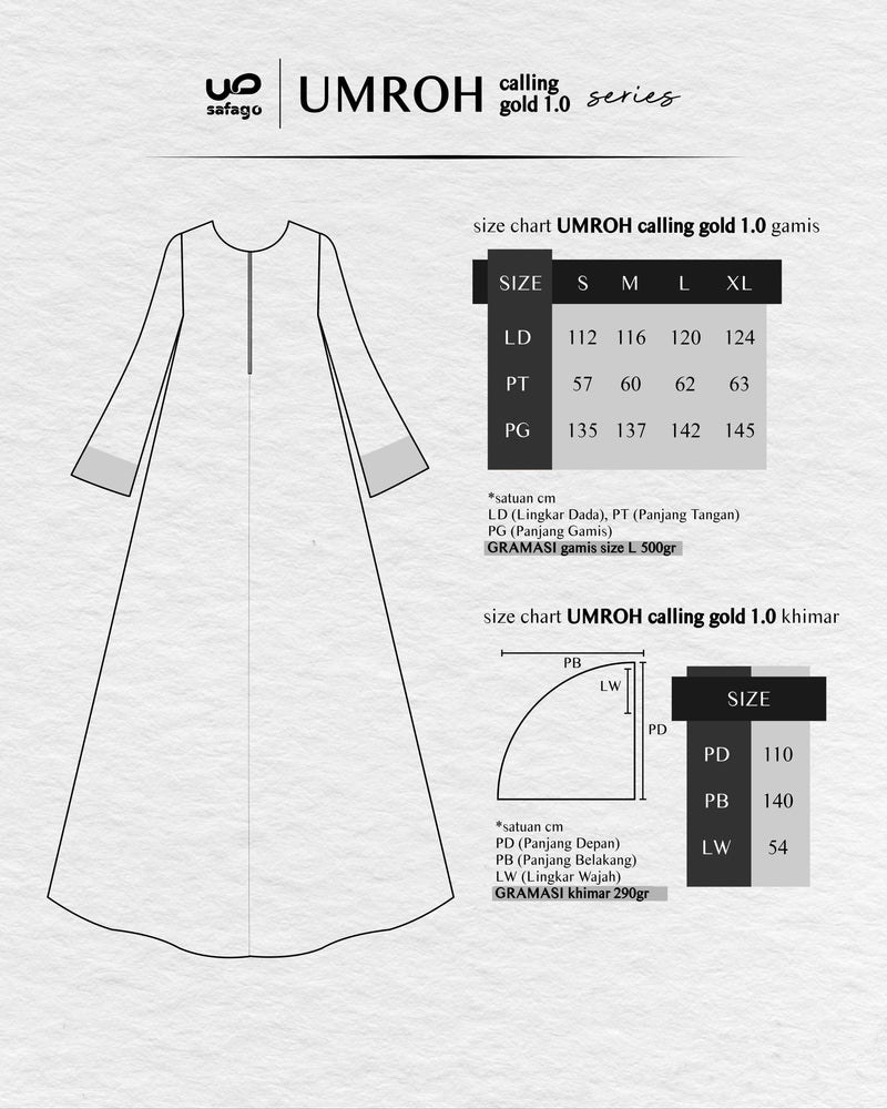 UMROH CALLING GOLD 1.0 FK WHOOSH BLACK