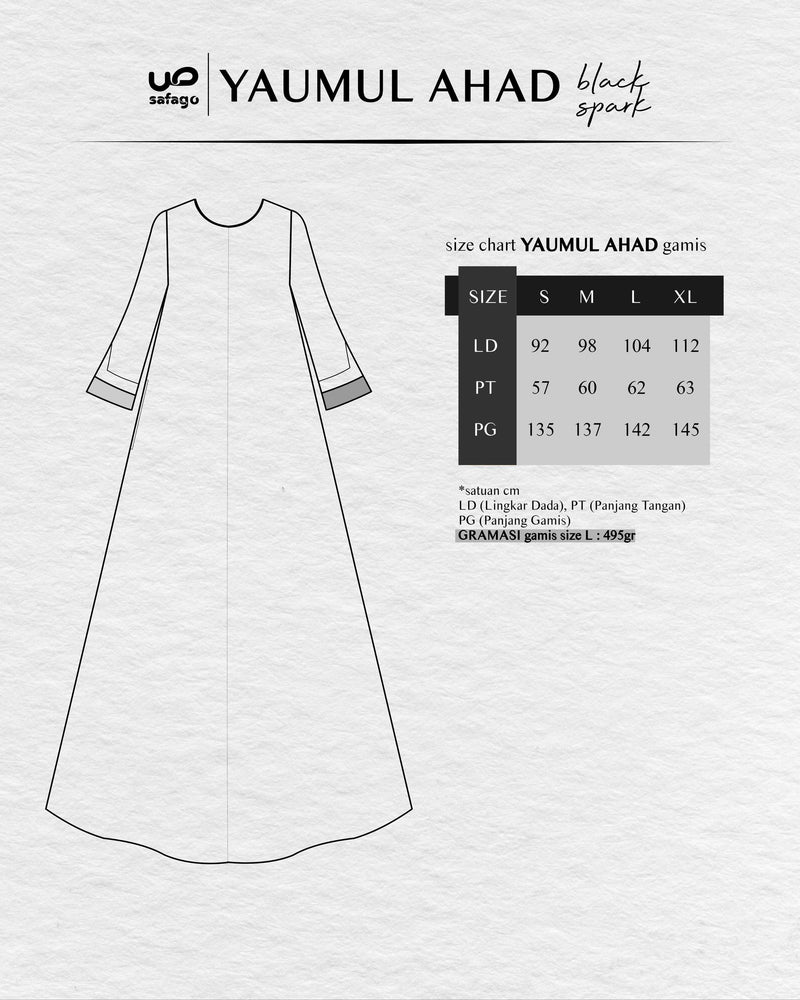 YAUMUL AHAD GAMIS BLACK SPARK
