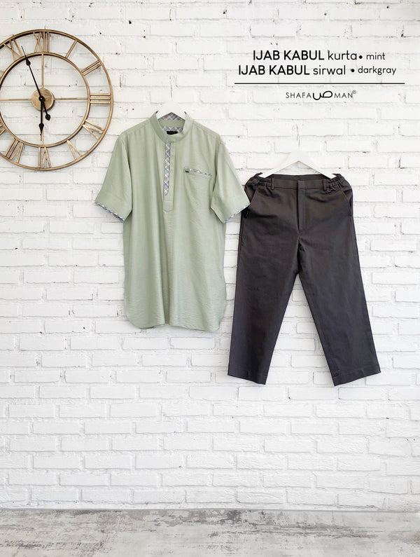 Ijab Kabul Eid Series KURTA Mint