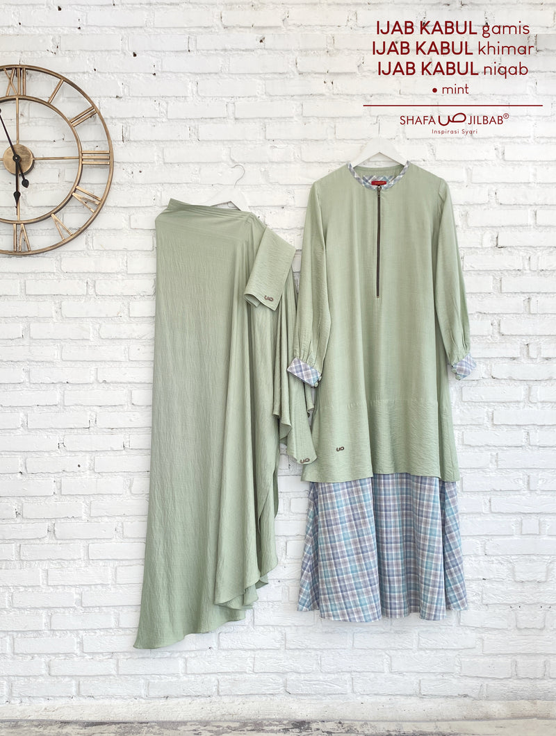 Ijab Kabul Eid Series KHIMAR Mint