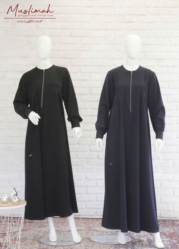 Muslimah Gamis Black