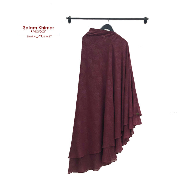 Salam Khimar Maroon