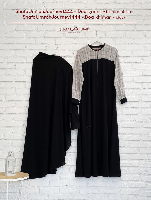 UmrohJourney1444 Doa Gamis Black Matcha