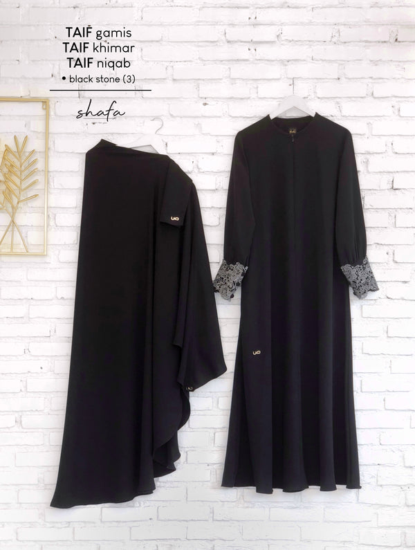 Taif Khimar Black