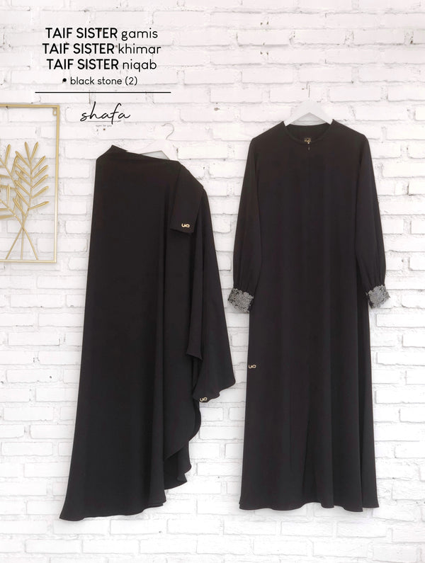 Taif Sister Khimar Black