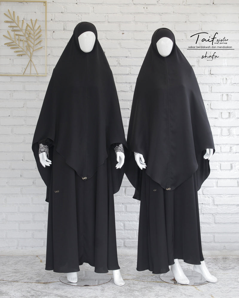Taif Sister Khimar Black